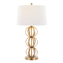 Load image into Gallery viewer, Linx - Contemporary Table Lamp (Set of 2) - Gold / White