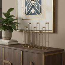 Load image into Gallery viewer, Cylinder Table Vase - Bronze / Clear