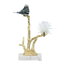 Load image into Gallery viewer, Aluminum Candle Holder With Marble Stand