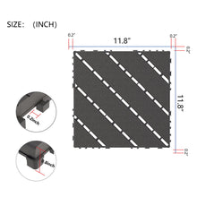 Load image into Gallery viewer, Durable Plastic Interlocking Deck Tiles, Waterproof Outdoor And Indoor Use
