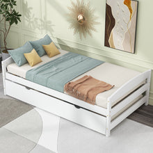 Load image into Gallery viewer, Platform Bed With Trundle