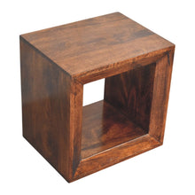 Load image into Gallery viewer, Solid Wood Wood End Table With Drawer Shelf (719328) - Brown