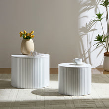 Load image into Gallery viewer, Handcrafted Nested Table Set, 2 Pieces