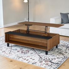 Load image into Gallery viewer, Avala - Coffee Table With Lift Top - Walnut / Black