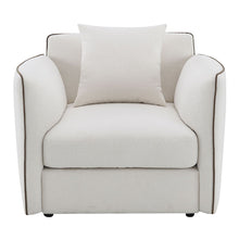 Load image into Gallery viewer, Yolanda - Chair With Pillow - Beige Chenille