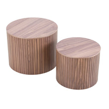 Load image into Gallery viewer, Handcrafted Nested Table Set, 2 Pieces