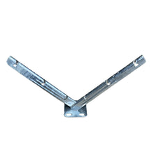 Load image into Gallery viewer, Galvanized V-Bracket For Razor Wire Extension Fence Support 1 Pair - Silver