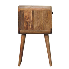 Load image into Gallery viewer, 22" Solid Wood Square One Drawer Nightstand - Oak