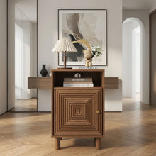 Load image into Gallery viewer, Nightstand With Charging Station & Storage
