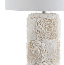 Load image into Gallery viewer, 29" Novelty Table Lamp LED With Drum Shade - Cream / Clear
