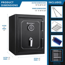 Load image into Gallery viewer, Fireproof Protection Safe Vault
