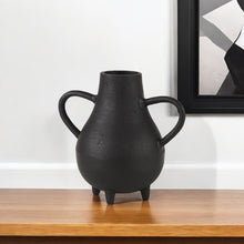Load image into Gallery viewer, Two Handle Jug Vase - Black