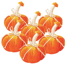Load image into Gallery viewer, Pumpkin Ornament For Holiday Harvest Festival Fall Festival & Thanksgiving (Set of 6)