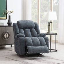 Load image into Gallery viewer, Power Motion Recliner With Lift Heating Massage Function - Blue
