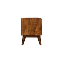 Load image into Gallery viewer, Solid Wood Bench With Upholstered Sea