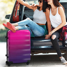 Load image into Gallery viewer, Hardshell Luggage Sets 3 Piece Gradient Color Expandable Suitcase With Spinner Wheels And Tsa Lock Lightweight 20" 24" 28" Available