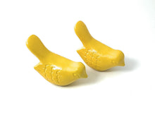Load image into Gallery viewer, Bird Bird Figurine Tabletop Sculpture (Set of 2) - Yellow