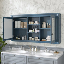 Load image into Gallery viewer, Modern Wall-Mount 2 In 1 Mirror Cabinet With Adjustable Shelves, Soft-Closing Hinges