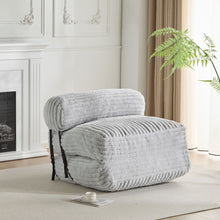 Load image into Gallery viewer, Latina - Indoor Foldbable Bean Bag Lounge Chair - Light Gray