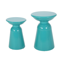 Load image into Gallery viewer, Serenita - Outdoor Side Tables With Flared Design (Set of 2)