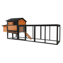 Load image into Gallery viewer, Chicken Coop With Run And Nesting Box, Large Outdoor Hen House For Backyard