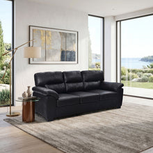 Load image into Gallery viewer, 3 Seater Sofa With Padded Armrests And Triangular Leg