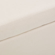 Load image into Gallery viewer, Upholstered Storage Ottoman With Nailhead Trim - Beige