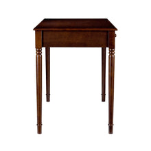 Load image into Gallery viewer, Writing Desk With Two Drawers (402018) - Brown