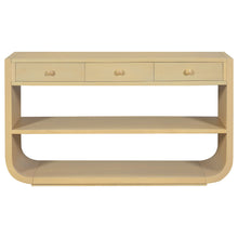 Load image into Gallery viewer, Console Table With 3 Soft Close Drawers & 2 Open Shelves