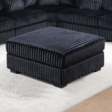 Load image into Gallery viewer, Soft Upholstered Ottoman - Black