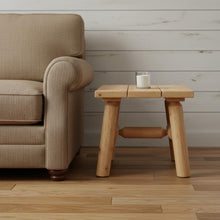 Load image into Gallery viewer, Wood End Or Side Table - Rustic And Natural