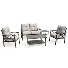Load image into Gallery viewer, Patio Furniture Set With Coffee Table And Cushions For Backyard