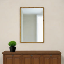 Load image into Gallery viewer, 35" Solid Framed Accent Mirror - Brown