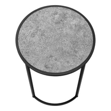 Load image into Gallery viewer, 24" Round End Table - Black And Gray