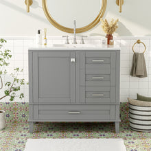 Load image into Gallery viewer, Traditional Bathroom Vanity Set With Soft Close Doors