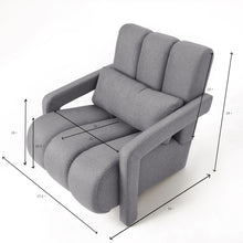 Load image into Gallery viewer, Modern Upholstered Accent Chair, Comfortable Fabric With A Pillow For Living Room