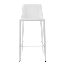 Load image into Gallery viewer, Steel Low Back Bar Height Bar Chair - White