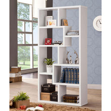 Load image into Gallery viewer, 8 Shelf Geometric Bookcase