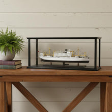 Load image into Gallery viewer, Hand Painted Model Boat (627523) - Black / White