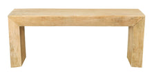 Load image into Gallery viewer, Solid Wood Distressed Sled Console Table - Natural