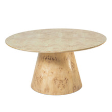Load image into Gallery viewer, 48'' Wood Pedestal Base Round Top Dining Table - Natural