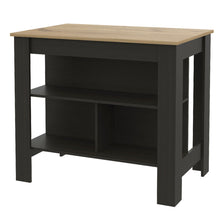 Load image into Gallery viewer, 41" Kitchen Island With Storage - Black