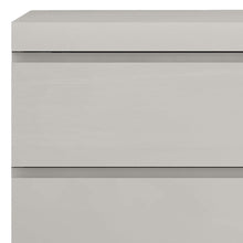 Load image into Gallery viewer, Modern Woodgrain Finish 2 Drawer Nightstand - Gray