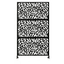 Load image into Gallery viewer, Three Panel Screen Room Divider (720130) - Black