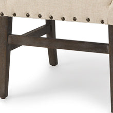 Load image into Gallery viewer, Upholstered Linen Solid Wood Dining Side Chair - Brown