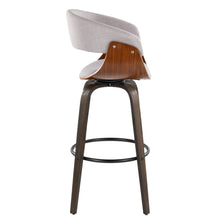 Load image into Gallery viewer, Vintage Mod - Mid Century Modern Fixed Height Barstool With Swivel & Round Footrest (Set of 2)