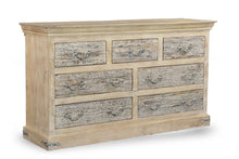 Load image into Gallery viewer, 64" Solid Wood Seven Drawer Double Dresser - White