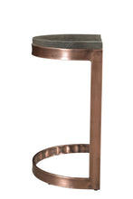 Load image into Gallery viewer, Iron Backless Counter Height Bar Chair - Gray And Copper