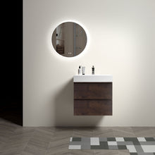 Load image into Gallery viewer, Alice - Bathroom Vanity Wall Mounted With Sink, Large Storage Floating Bathroom Vanity For Modern Bathroom, One-Piece Sink Basin Without Drain And Faucet