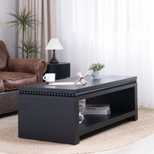Load image into Gallery viewer, Modern Coffee Table With Beaded Trim
